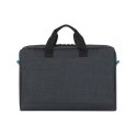 Rivacase Regent 8058 43.9 cm (17.3") Messenger case Black, Cyan