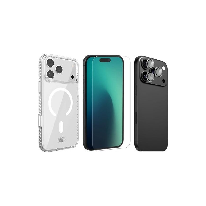 Arva Python Muster MagSafe Kest iPhone Air Must