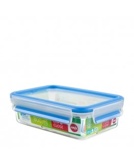 EMSA 508539 pārtikas uzglabāšanas konteiners Taisnleņķa Kaste 0,8 L Caurspīdīgs 8 pcs