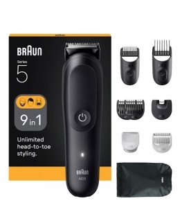 Braun AIO5540 hair trimmers/clipper Black 14 Lithium-Ion (Li-Ion)