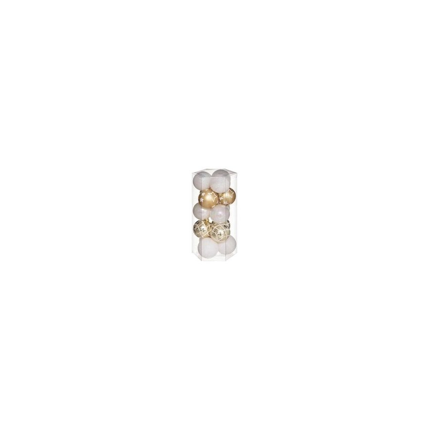 Atmosphera Glitter Pattern Trinket Set, Ø 6 cm