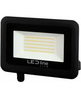 Outdoor LED lamp 50W neutral white 230Vac, 5000lm, IP65, black, PHOTON, LED LINE