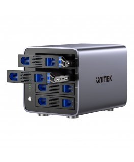 RAID korpuss USB-C SATA diskam 80TB