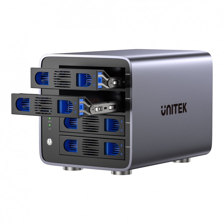 UNITEK RAID korpuss USB-C SATA diskam