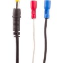 Burrel kabelis 1,8m 12V baterijai Burrel kabelis 1,8m 12V baterijai