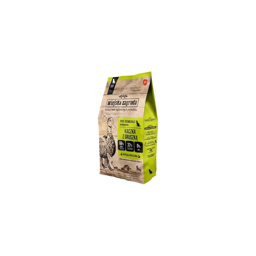 WIEJSKA ZAGRODA Beef with duck - wet dog food - 500g