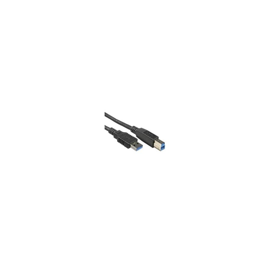 USB kabelis PremiumCord USB-A - USB-B 3 m Juodas (ku3ab3bk) – 2
