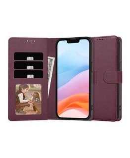 Case Mercedes Leather Vintage Logo MagSafe designed for Apple iPhone 17 Pro Max taupe