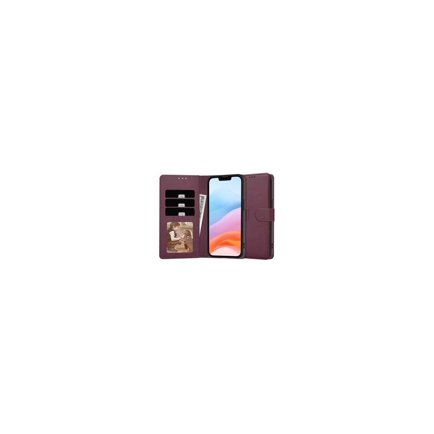 Dėklas Mercedes odinis vintage logotipas MagSafe skirtas Apple iPhone 17 Pro Max taupe