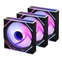 Blackstorm Luna MAG-INF ARGB PWM fan pack, black, 120 mm, pack of 3