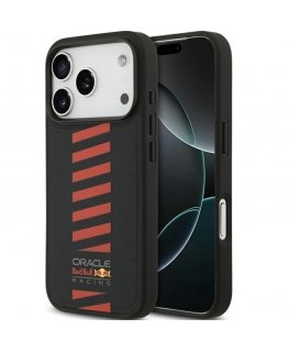 Red Bull "Red Bull Red Bull" case for iPhone 17 Pro, compatible with MagSafe RBHMP17L24PUDSRV (mesh PU with charger), dark blue