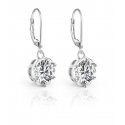 Beneto Exclusive silver earrings with zircons AGUC2624