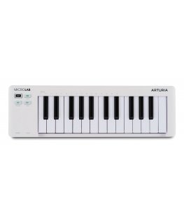 Arturia MicroLab mk3 MIDI tastatūra 25 taustiņi USB Balts