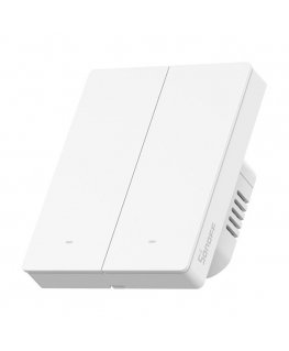 Sonoff ZBM5-2C-80W (2 kanalų) Zigbee išmanusis lietimui jautrus sieninis jungiklis