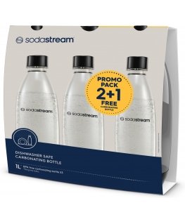 Sodastream Fuse süsinikdioksiidipudel, 3 x 1 l