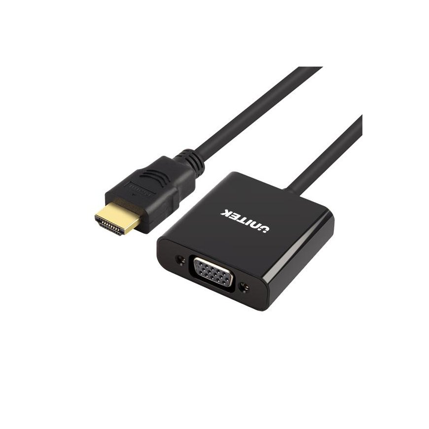 UNITEK Y-6333 интерфейсная карта/адаптер 3ˌ5 мм, VGA