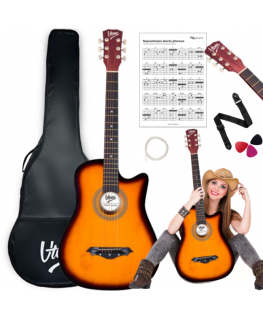 V-TONE AG ONE BB 4/4 mėlynojo burbulo akustinė gitara
