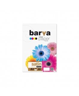 Fotopapīrs KRĀSA balts satīns 255 g/m2, A3, 20 lapas