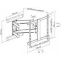 TV SET ACC WALL MOUNT/42-120"/Black M10-B ONKRON