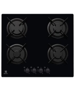 Electrolux EGT6242NVK Melns Iebūvēts Gāzes 4 zone(s)