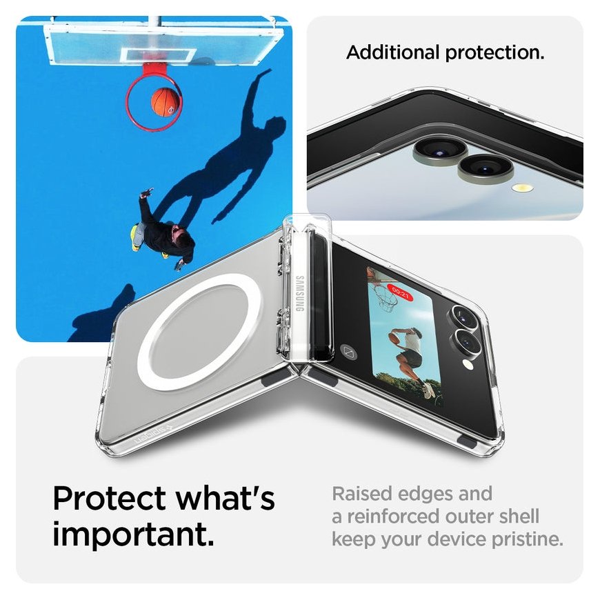 Spigen Ultra Hybrid Pro mobiiltelefoni ümbris 17,3 cm (6.8") Kate Läbipaistev, Valge – 4