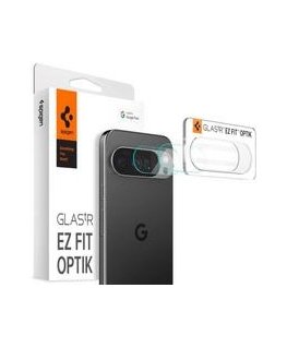 „Spigen Glass tR EZ Fit Optik“ 2 kpl, kristallinkirkasta – „Google Pixel 10 Pro XL“