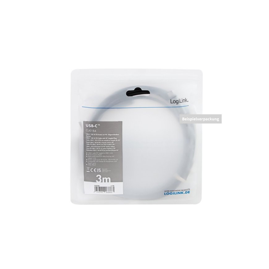 LogiLink CU0183 USB-kaapeli USB 2.0 2 m USB C musta, Hopea – 5