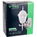 Rippuv lamp V-tac Seinalamp, IP44. Ülemisest E27 pirn, valge matt. Rippuv lamp V-tac Seinalamp, IP44. Ülemisest E27 pirn, valge matt.