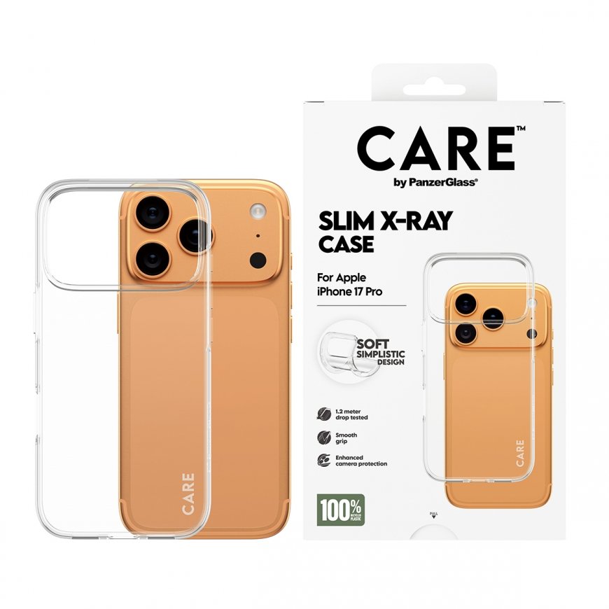 PanzerGlass CARE by ® Fashionable Case Transparent X-Ray Soft Basic iPhone 17 Pro – 2
