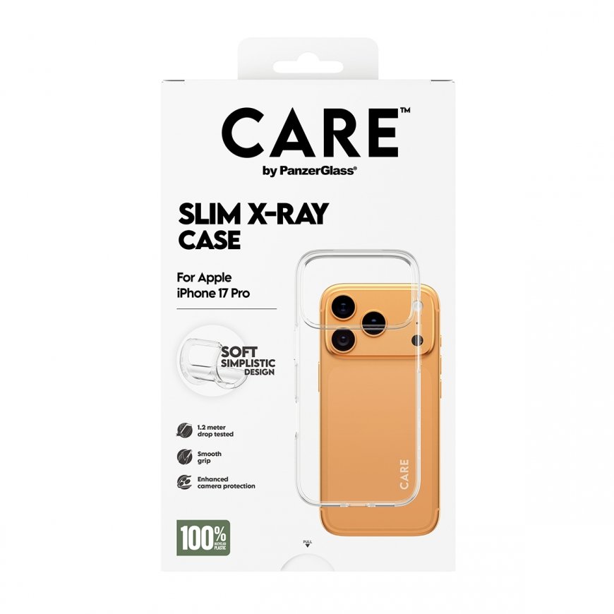 PanzerGlass CARE by ® Fashionable Case Transparent X-Ray Soft Basic iPhone 17 Pro mobile phone case – 3