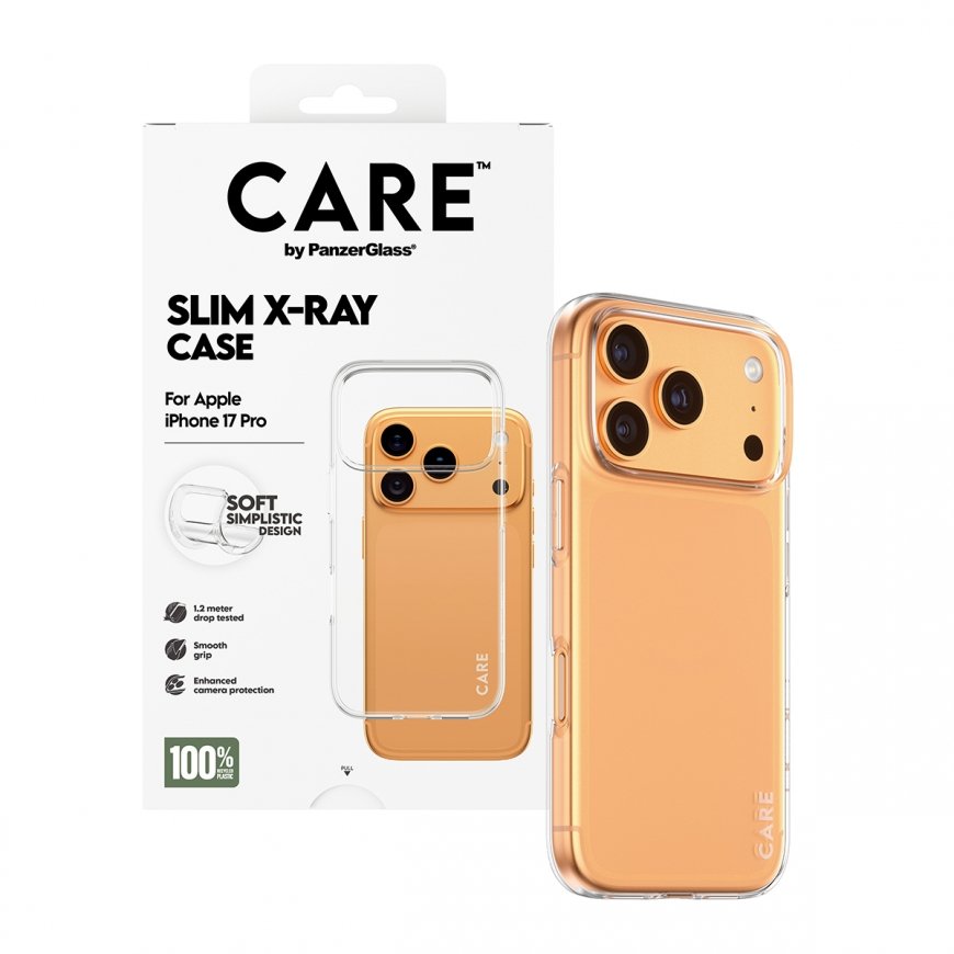 PanzerGlass CARE by ® Fashionable Case Transparent X-Ray Soft Basic iPhone 17 Pro – 5