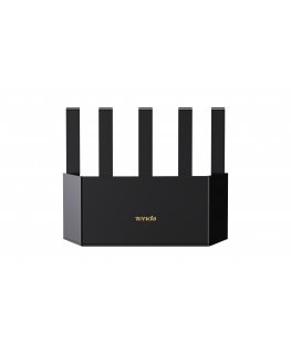 Tenda TX12L Pro langaton reititin Gigabitti Ethernet Kaksitaajuus (2,4 GHz/5 GHz) musta