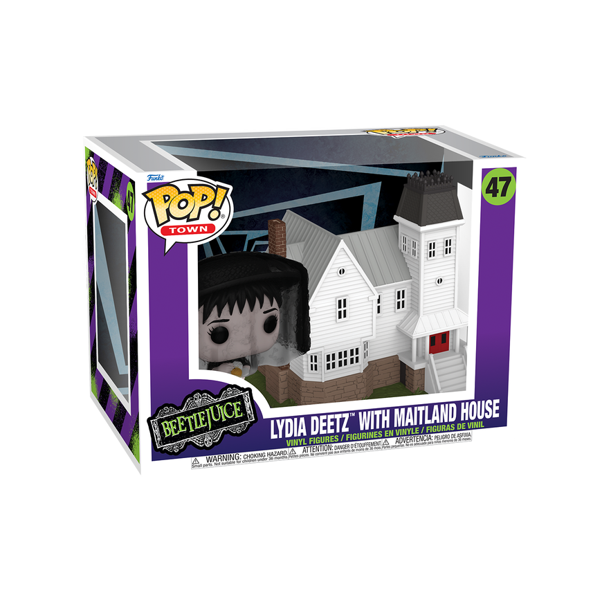 Funko POP -hahmo Beetlejuice Lydia Deetz Maitland-talon kanssa – 2