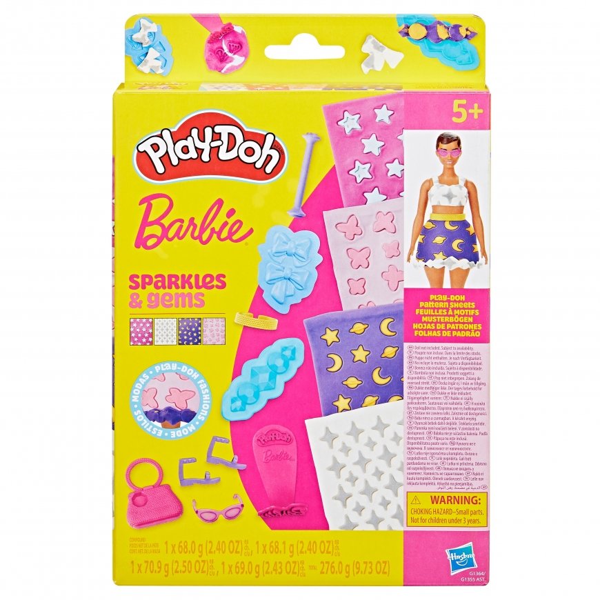 PLAY-DOH playset Barbie Designer Patterns Packs – 3