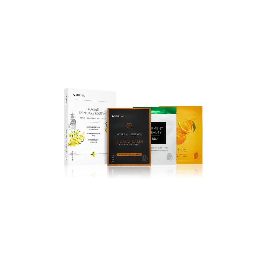 Korika heledav maskide komplekt