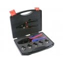 Eurokomp Crimping Tool Set with Interchangeable Jaws without Tools + Pliers Eurokomp Crimping Tool Set with Interchangeable Jaws without Tools + Pliers