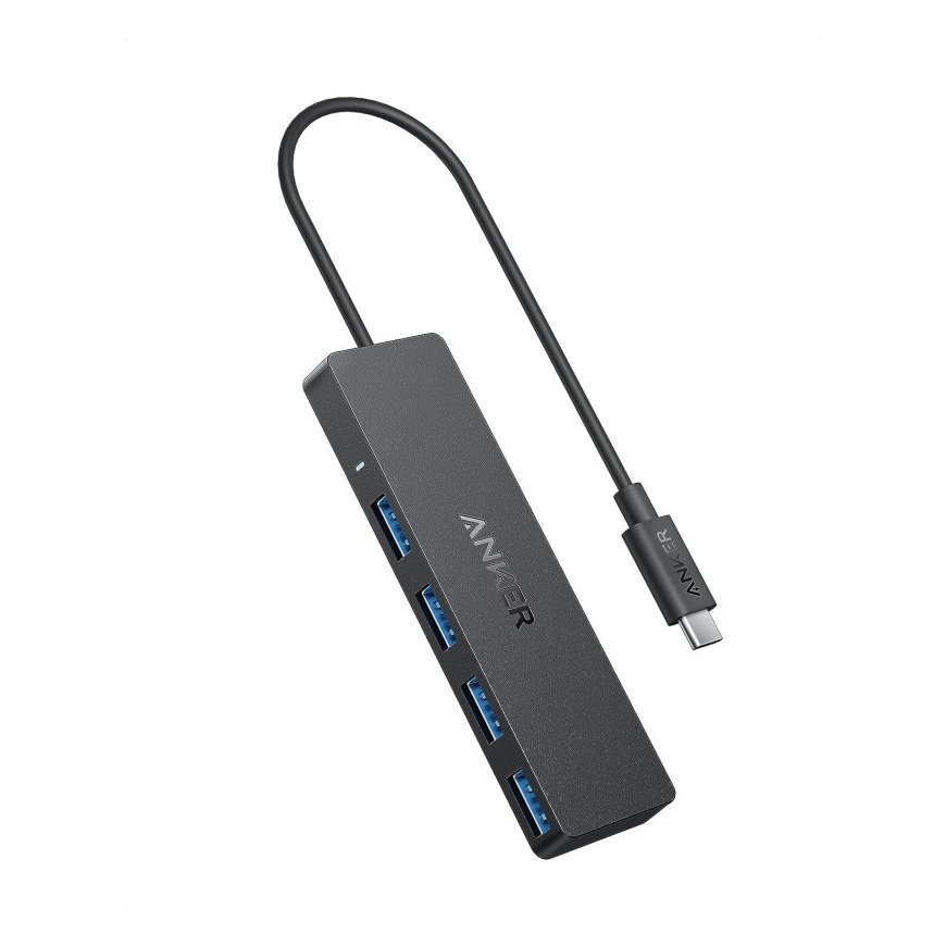 Anker Ultra Slim USB Type-C 5000 Mbit/s musta