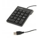 Gembird KPD-U-03 numeric keypad Laptop/PC USB Black Gembird KPD-U-03 numeric keypad Laptop/PC USB Black