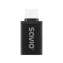 Savio AK-80 videokaapeli-adapteri 0 m USB A-tyyppi USB Type-C musta Savio AK-80 videokaapeli-adapteri 0 m USB A-tyyppi USB Type-C musta