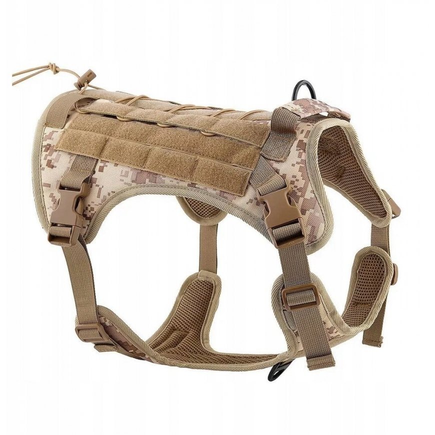 OEM Dog harness TACTICAL size M brown – 2