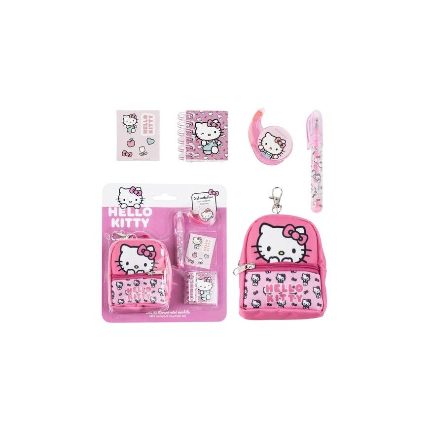 Набор мини-рюкзаков с канцелярией Hello Kitty от CERDÁ