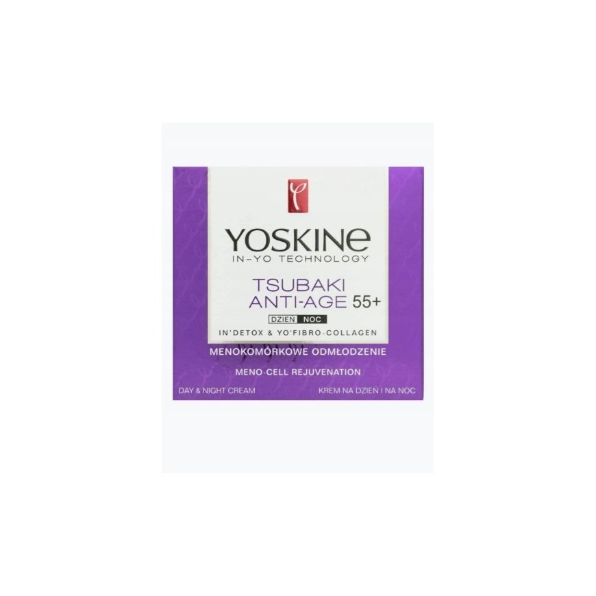 Yoskine, Tsubaki 55+, Anti-Aging, Day & Night, Cream, Face, 50 ml