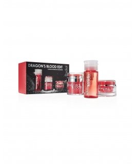Rodial komplekts: Dragon's Blood, intensīva mitrināšana, krēms sejai, 50 ml + Dragon's Blood, veidojošs gēls, sejai, 50 ml + Dra