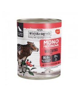 WIEJSKA ZAGRODA Monoproteiini Lammas - märkä koiranruoka - 500g