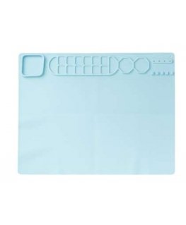 ATL Силиконовый малярный коврик 40x60 см с 10 кистями