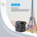 UNITEK P1121ABK01 power plug adapter Universal Black