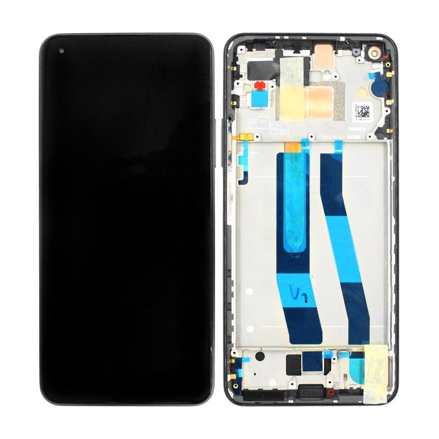 LCD ekranas + Jutiklinis įrenginys + Priekinis dangtis Xiaomi Mi 11 Lite 4G