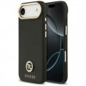 Kaste Guess Grained Strass Logo MagSafe iPhone Air melna