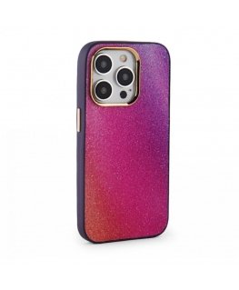 Apple iPhone 14 Pro Max Print Desire Customized Diamonds Case Purple