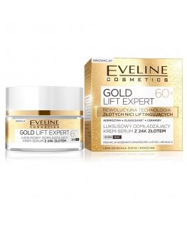 Eveline Cosmetics Eveline Gold Lift Expert luksuslik noorendav kreemiserum 60+, 50 ml